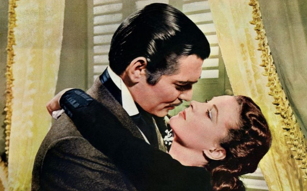 Behind-the-scenes view showing the expensive Technicolor filming of Gone with the Wind