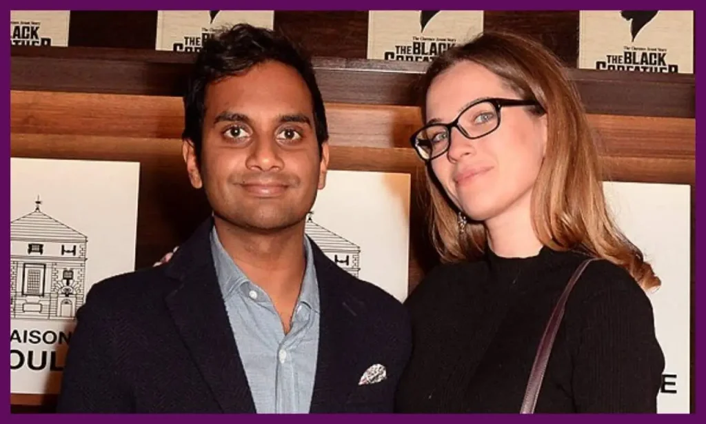 Aziz Ansari wife image used in an article about the comedian’s marriage and personal life