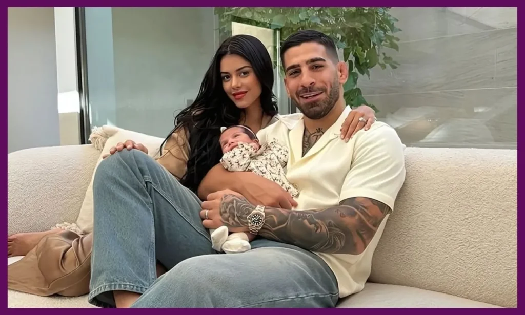 Ilia Topuria wife and family photo used in an article about the UFC fighter’s personal life