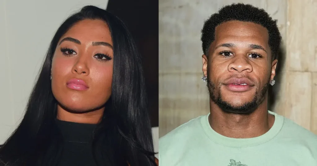 Devin Haney boxing champion smiling with focus on his private love life and relationship status