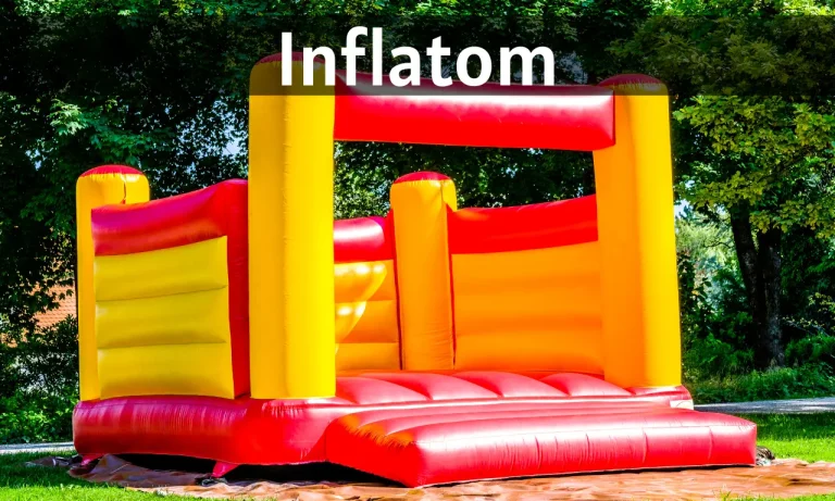 Modern digital interface representing Inflatom technology and online innovation